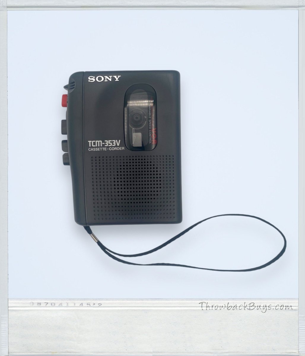 1995 - Sony: Cassette Player & Recorder - Portable Audio - ThrowbackBuys - ThrowbackBuys
