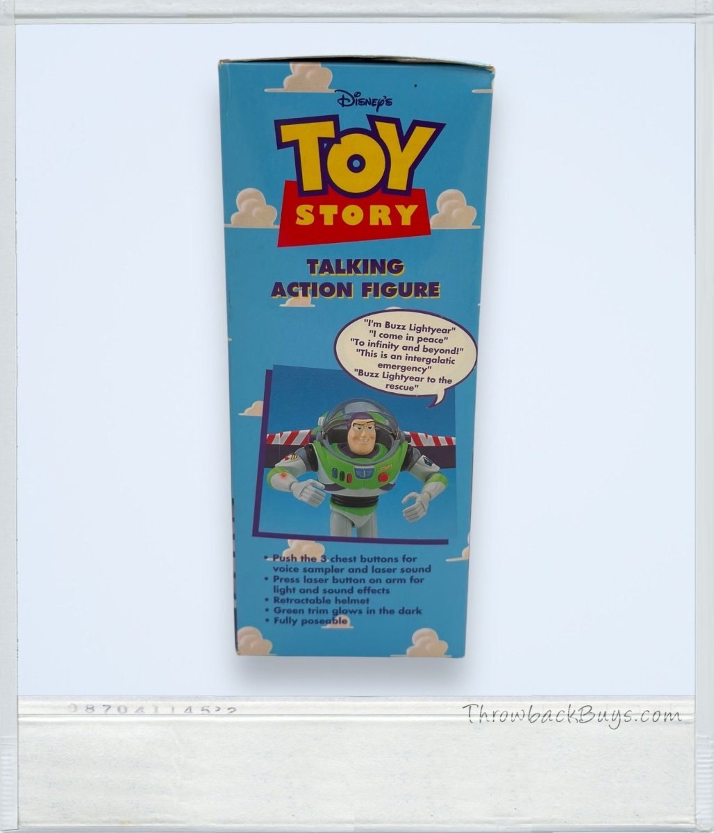 1995 - Thinkway: Buzz Lightyear Talking Action Figure - Collectible Toys - ThrowbackBuys - ThrowbackBuys