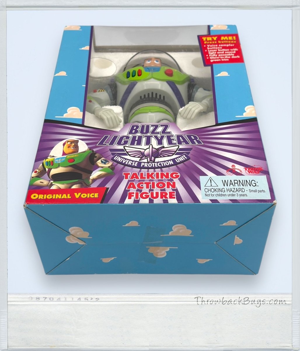 1995 - Thinkway: Buzz Lightyear Talking Action Figure - Collectible Toys - ThrowbackBuys - ThrowbackBuys