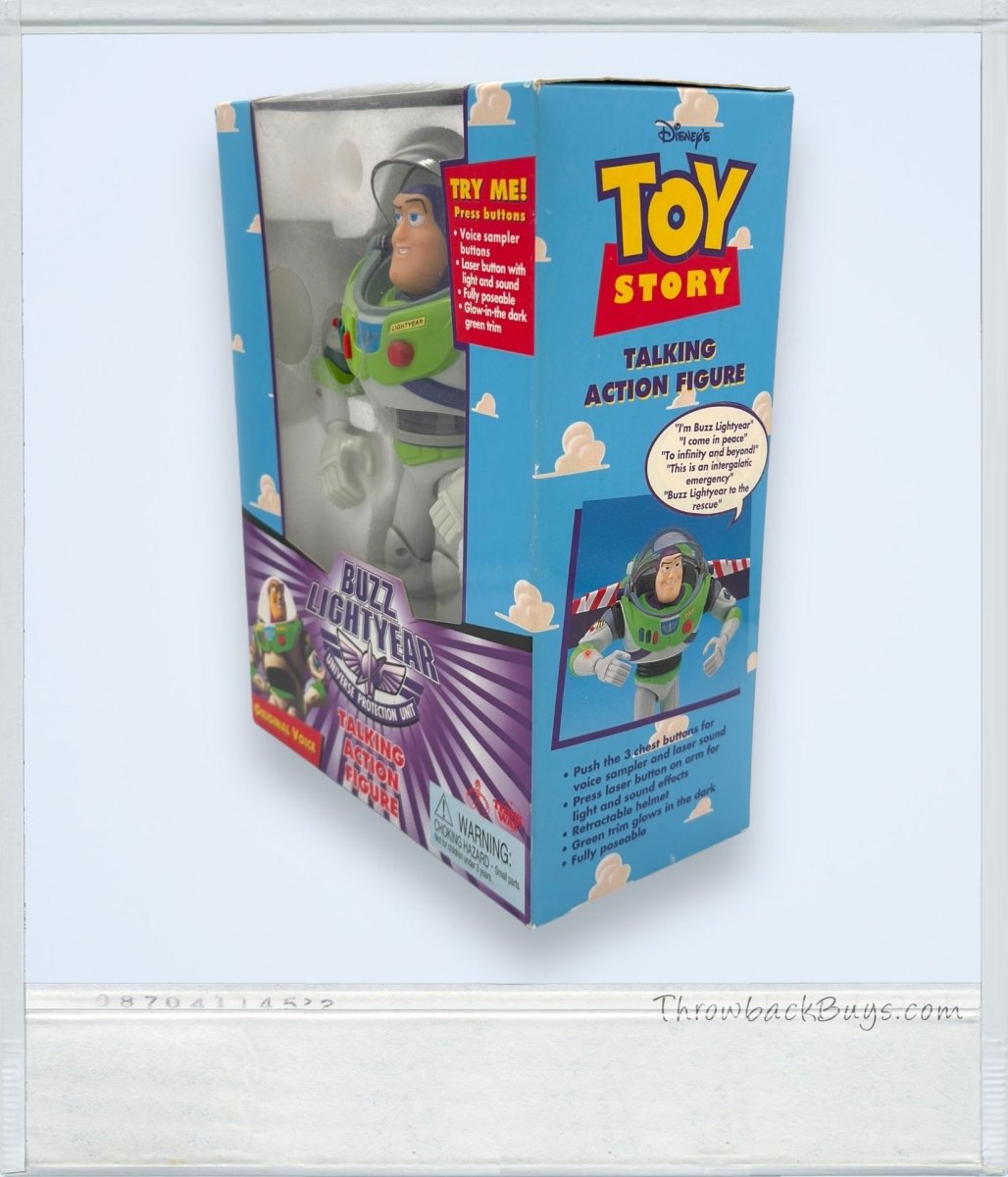 1995 - Thinkway: Buzz Lightyear Talking Action Figure - Collectible Toys - ThrowbackBuys - ThrowbackBuys