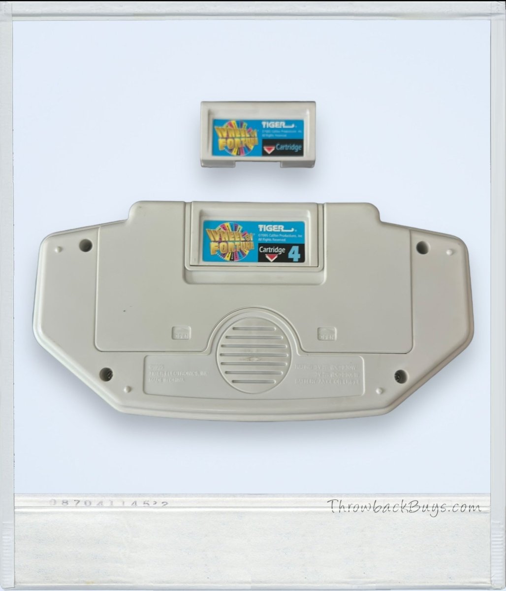 1995 - Tiger Electronics Wheel of Fortune Handheld Game - Handheld Consoles - ThrowbackBuys - ThrowbackBuys