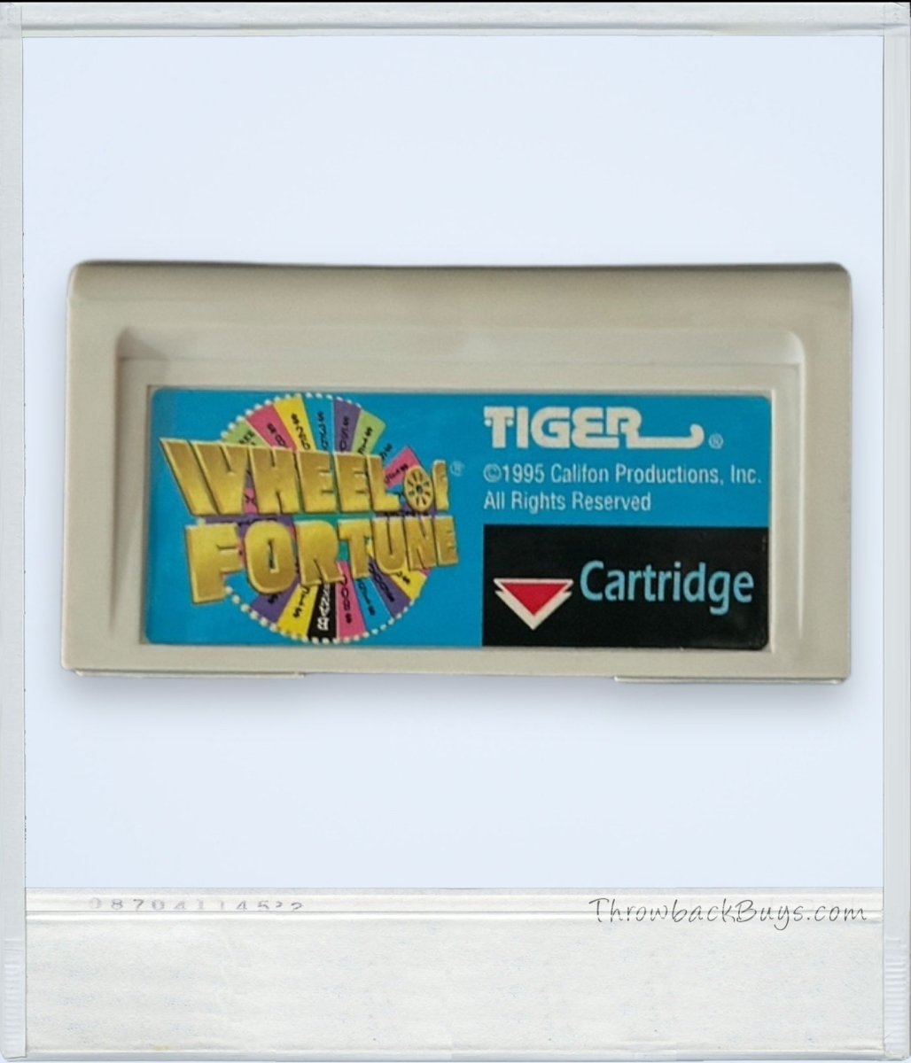 1995 - Tiger Electronics Wheel of Fortune Handheld Game - Handheld Consoles - ThrowbackBuys - ThrowbackBuys