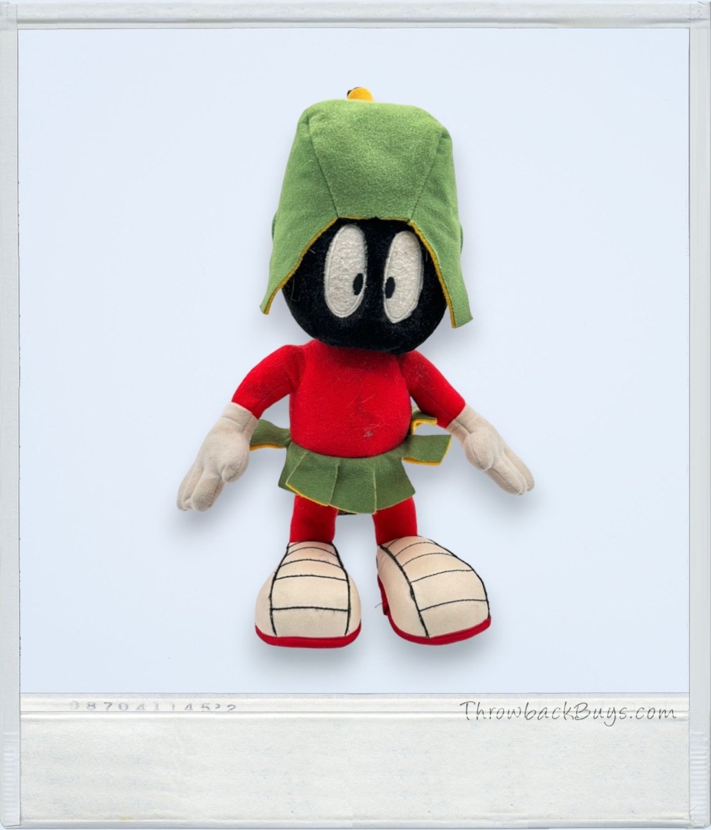 1995 - Vintage Looney Tunes Marvin The Martian 14” Plush Warner Bros. Studio Store 1995 - Collectible Toys - ThrowbackBuys - ThrowbackBuys