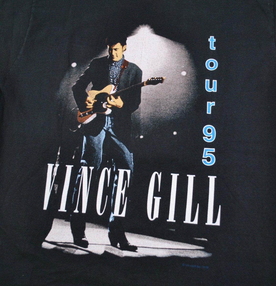 1995 - Yesterday's Attic: Vince Gill Tour Shirt - Men's Large Tall - T-Shirts - ThrowbackBuys -Yesterday's Attic