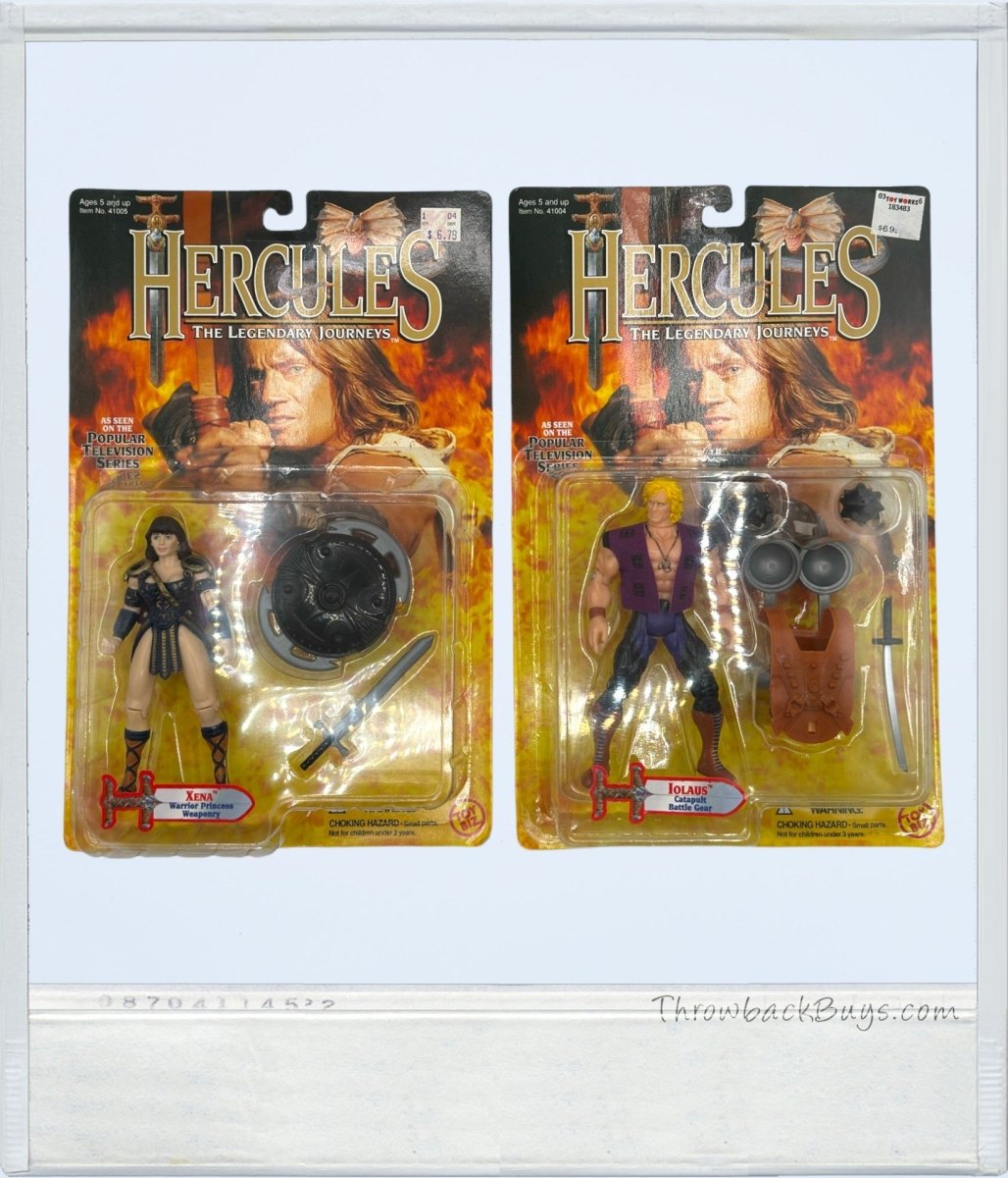 1995/1996 - Toy Biz Hercules Action Figure Set: Xena - Warrior Princess, Hercules, Iolaus - Action Figures & Collectibles - ThrowbackBuys - ThrowbackBuys