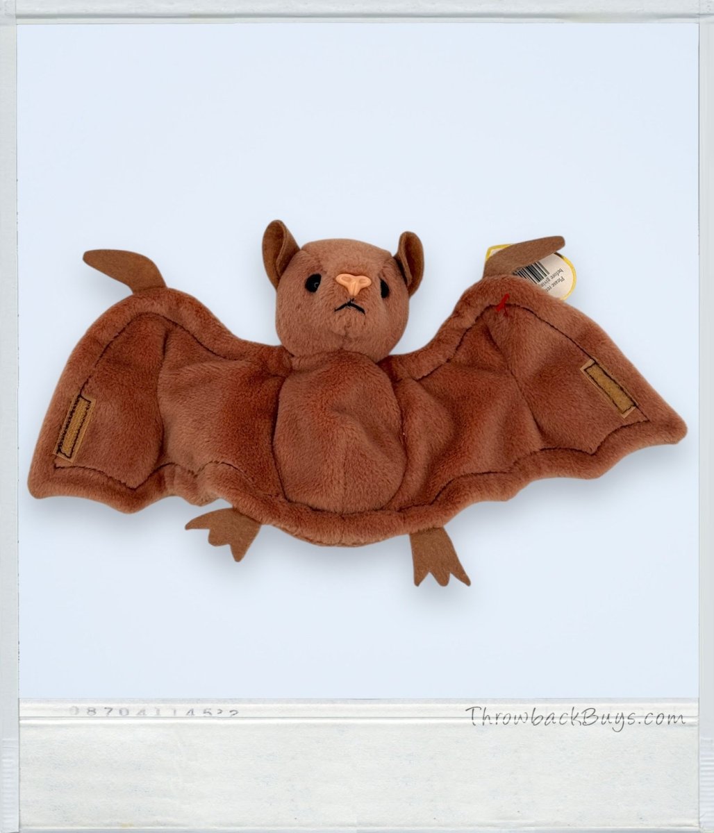 1996 - Beanie Babies Collection: Batty w/PVC Pellets and Major Error - RARE - Collectible Toys - ThrowbackBuys - ThrowbackBuys