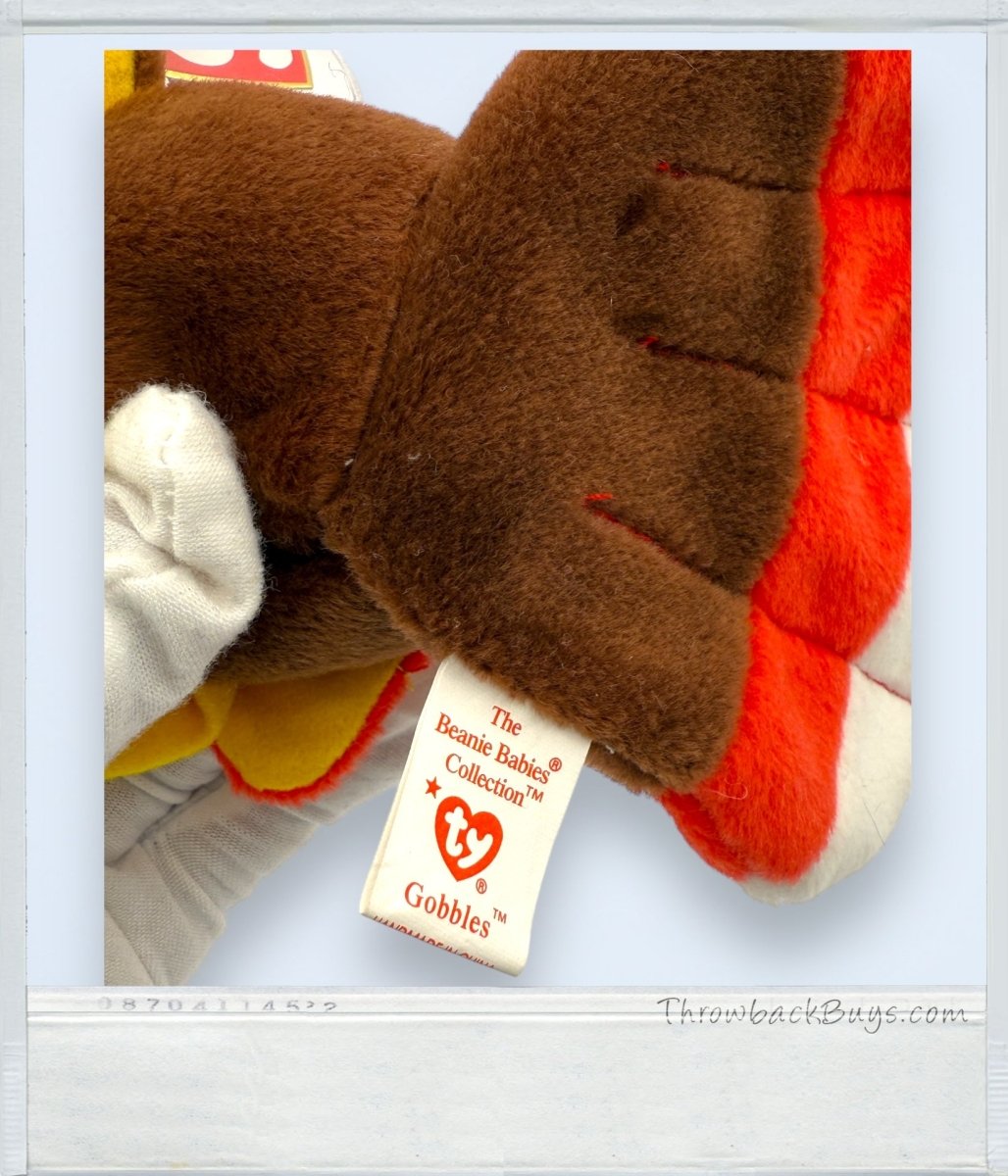 1996 - Beanie Babies Collection: Gobbles w/PVC Pellets - Collectible Toys - ThrowbackBuys - ThrowbackBuys