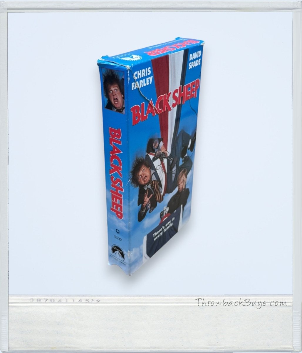 1996 - Chris Farley's Black Sheep VHS - VHS - ThrowbackBuys - ThrowbackBuys