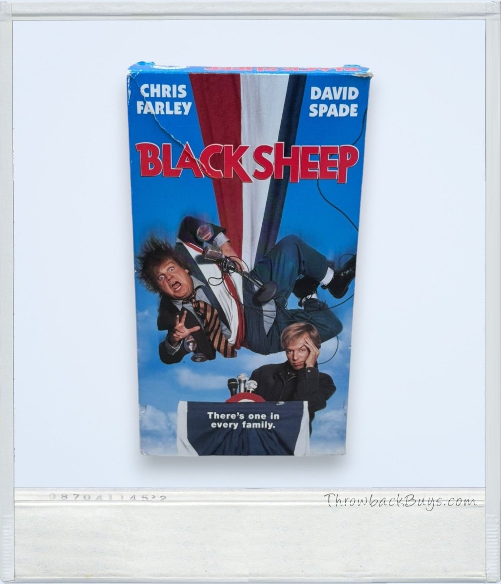 1996 - Chris Farley's Black Sheep VHS - VHS - ThrowbackBuys - ThrowbackBuys
