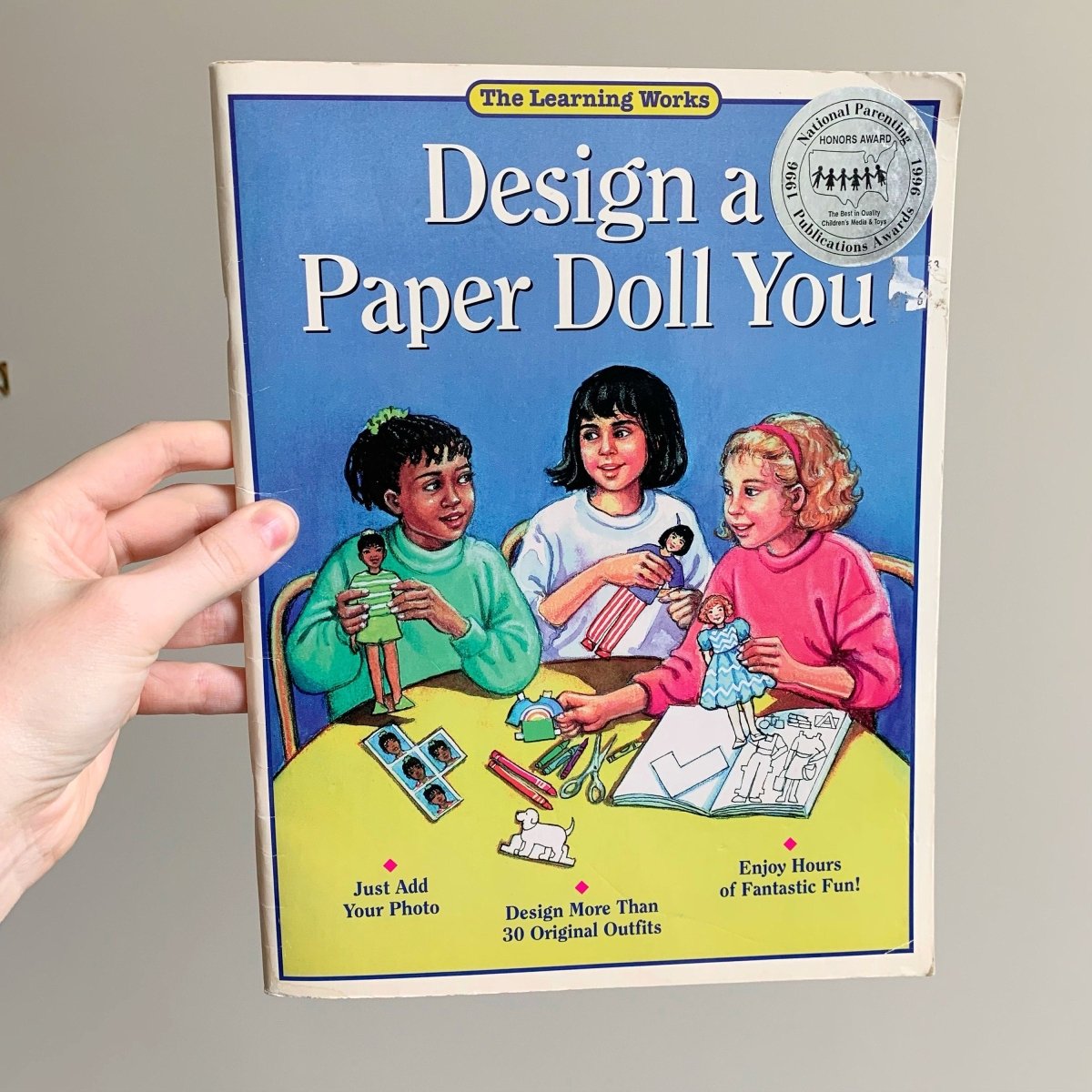 1996 Design a Paper Doll You The Learning Works Book Vintage - Memorabilia - ThrowbackBuys - NostalgicEpisodes