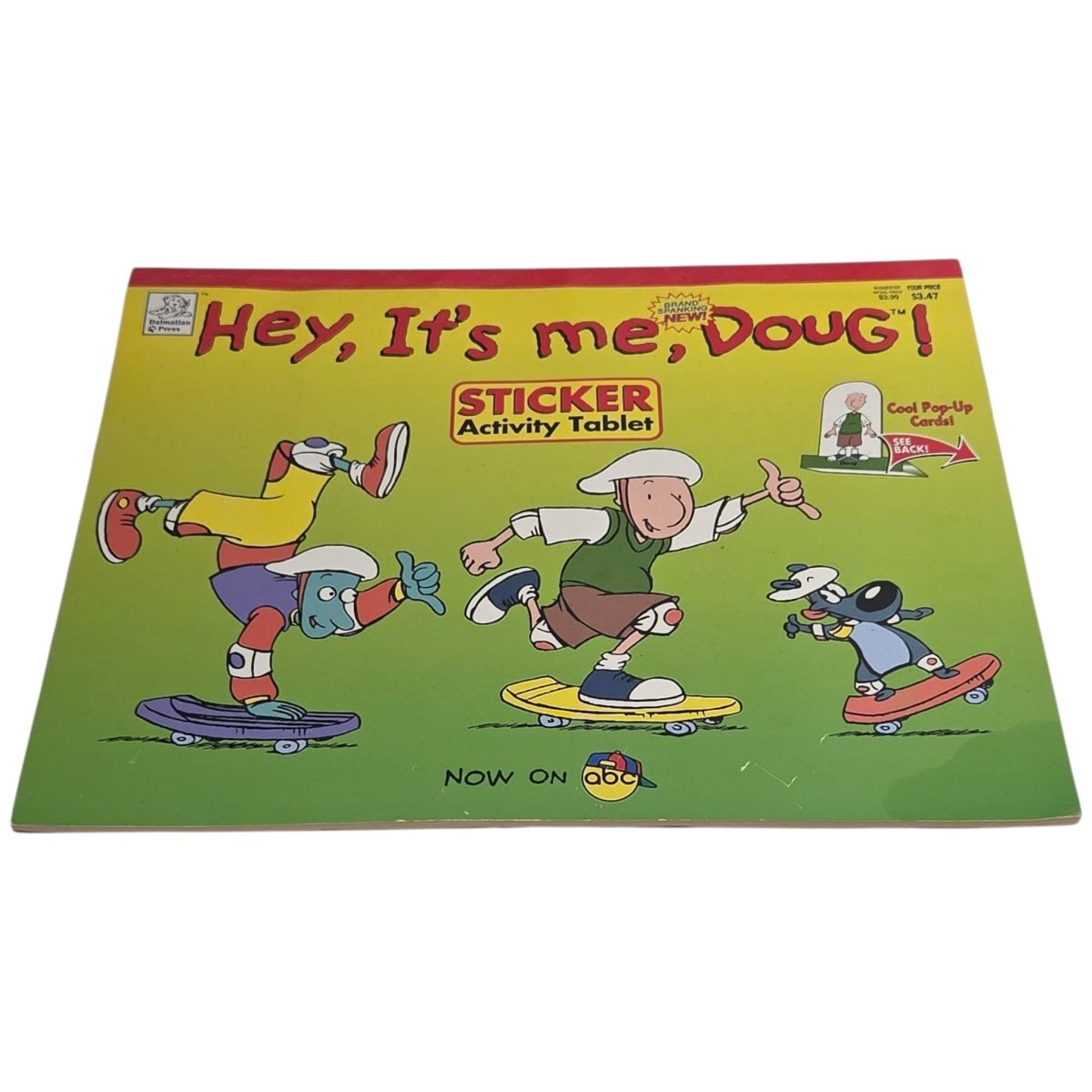 1996 - Disney Doug Sticker Activity Tablet by Dalmatian Press - Action Figures & Collectibles - ThrowbackBuys - A N E 1 Stop Shop
