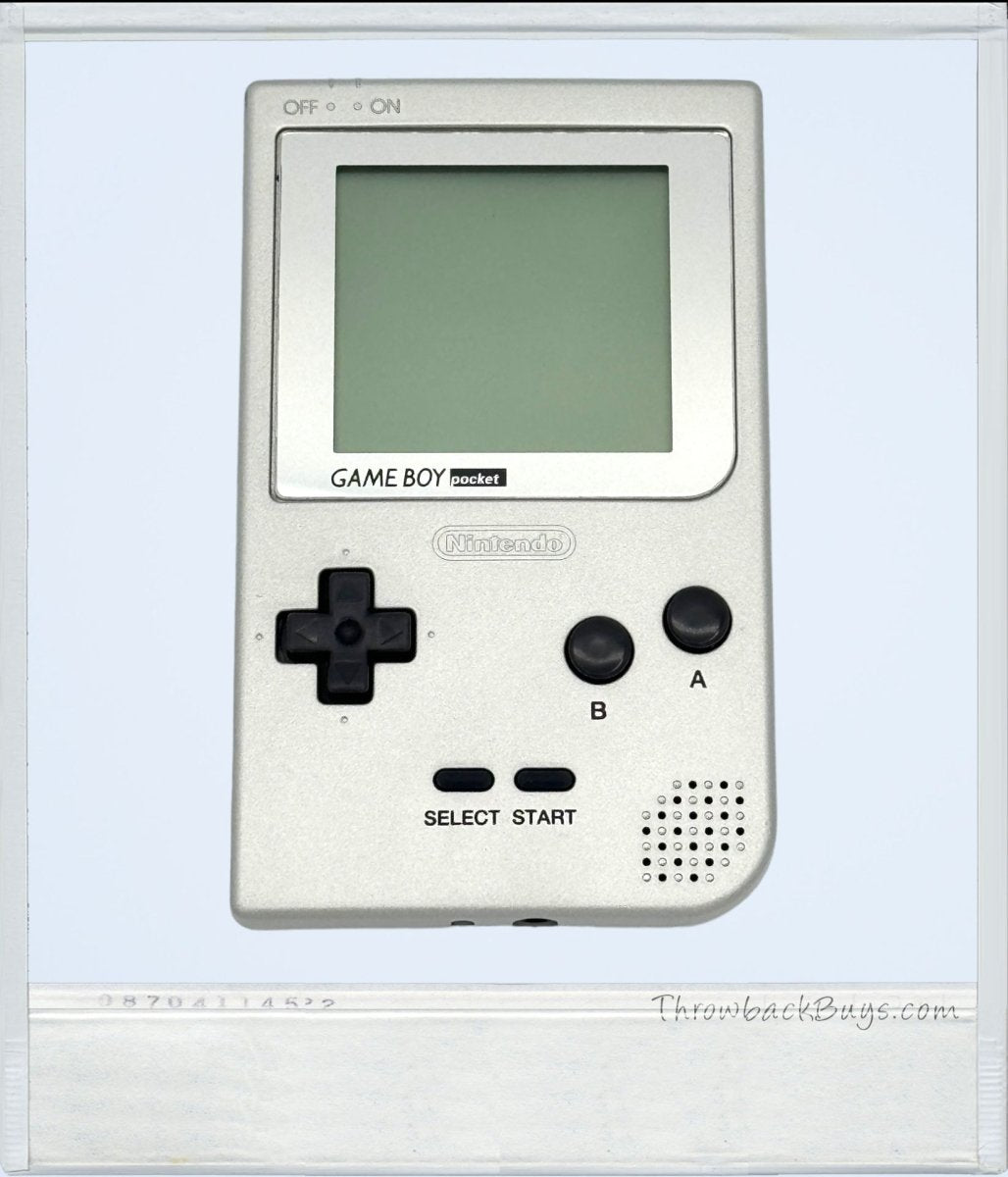 1996 - Gameboy Pocket Silver - Handheld Consoles - ThrowbackBuys - ThrowbackBuys