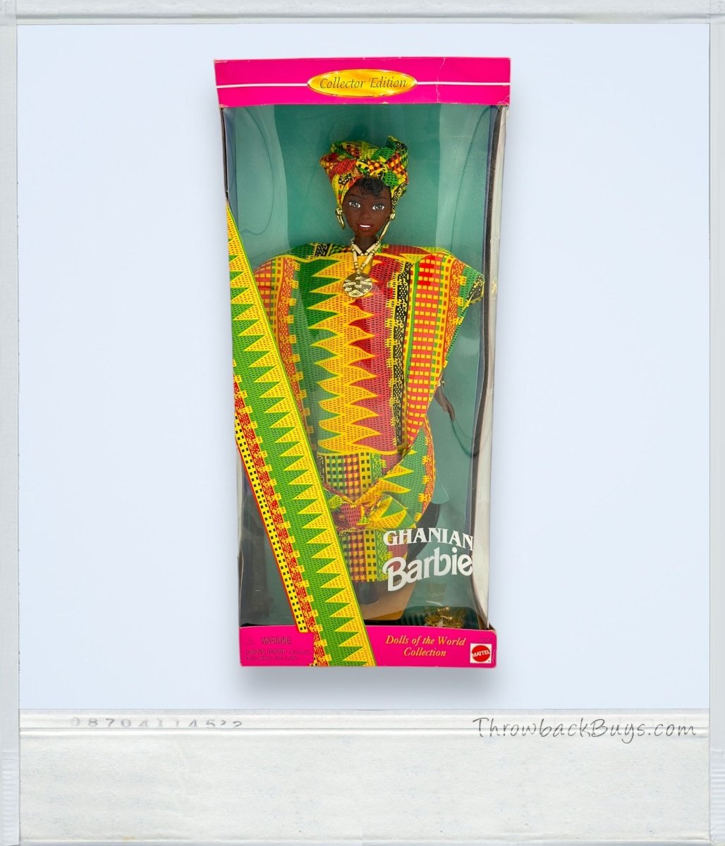 1996 - Mattel Barbie - Dolls of the World Collection: Ghanian Barbie - Collector's Edition - Dolls - ThrowbackBuys - ThrowbackBuys