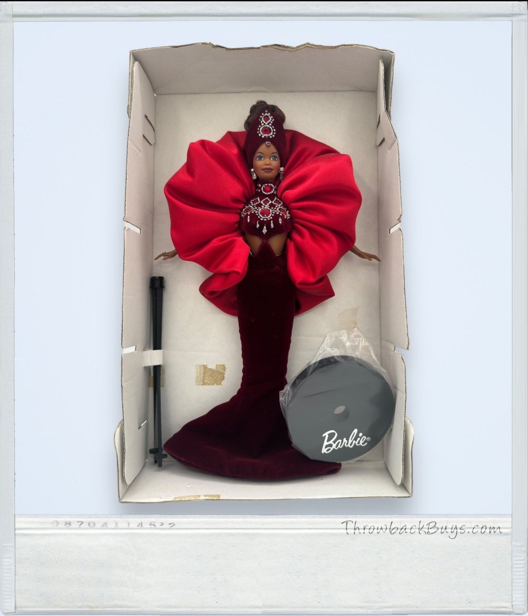 1996 - Mattel "Ruby Radiance" Barbie: The Jewel Essence Collection - Dolls - ThrowbackBuys - ThrowbackBuys