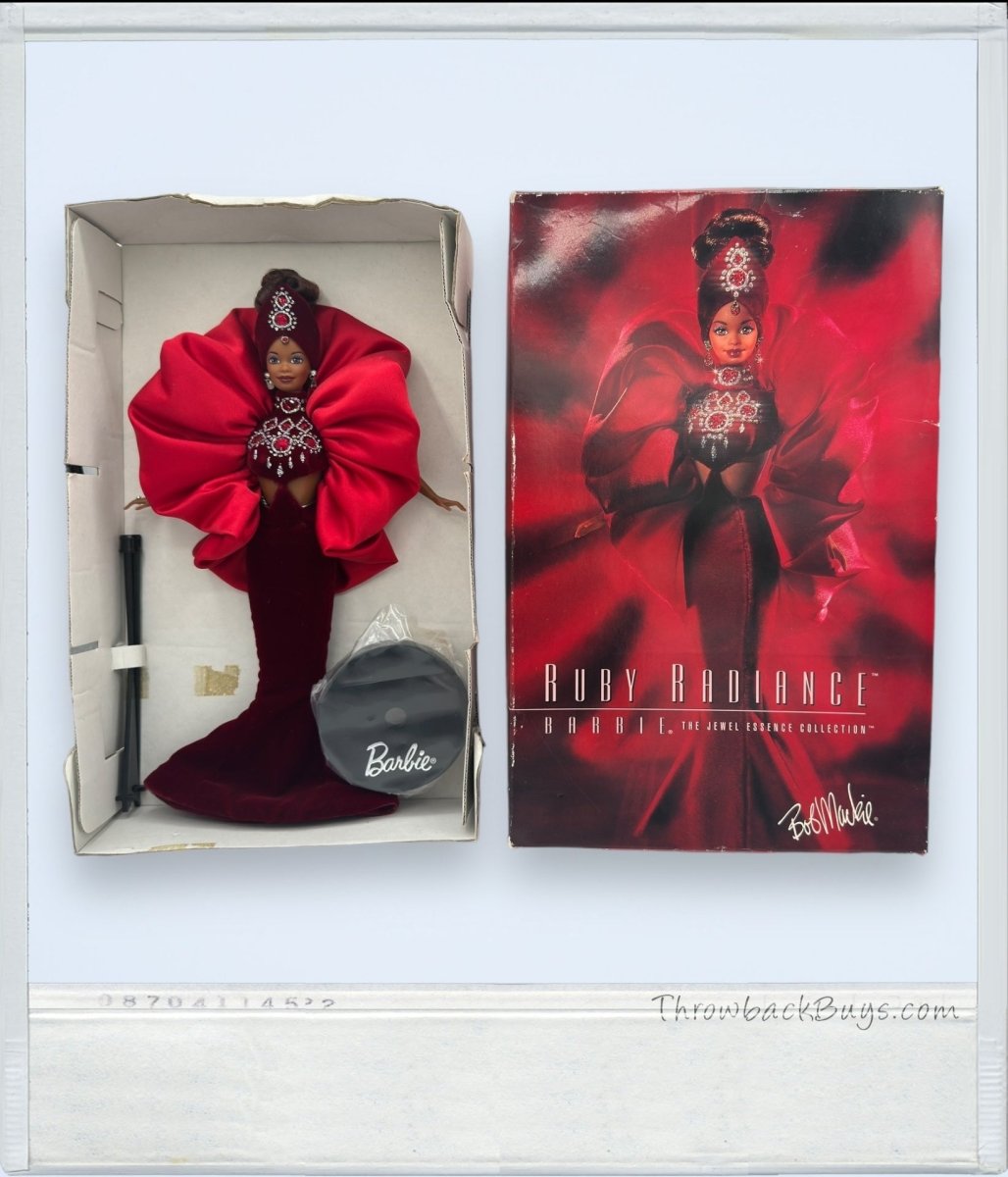 1996 - Mattel "Ruby Radiance" Barbie: The Jewel Essence Collection - Dolls - ThrowbackBuys - ThrowbackBuys