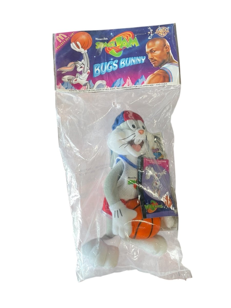 1996 McDonald's Space Jam Plush "Bugs Bunny" - SEALED - Collectible Toys - ThrowbackBuys - Shiznit