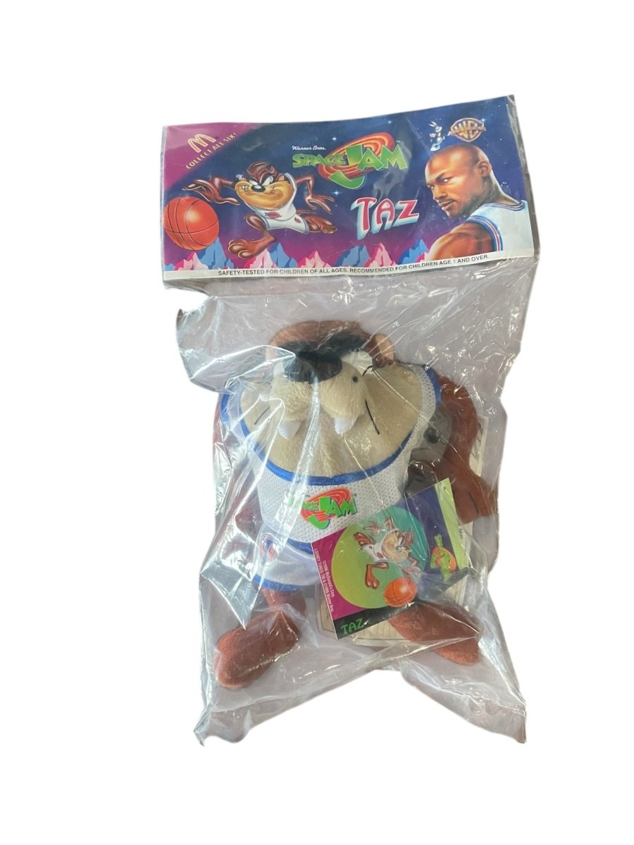 1996 McDonald's Space Jam Plush "Taz" - SEALED - Collectible Toys - ThrowbackBuys - Shiznit