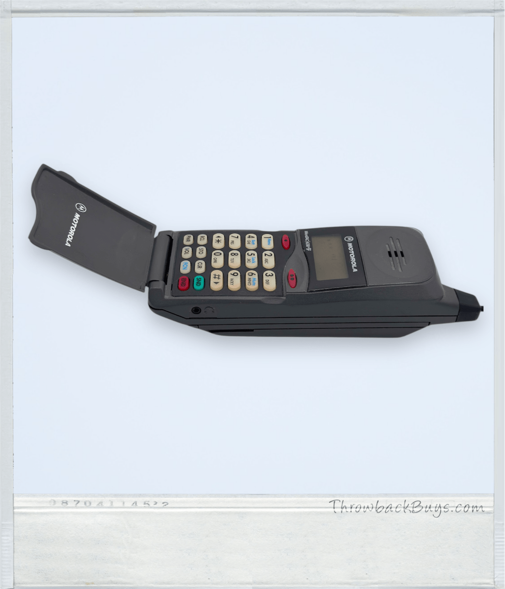 1996 – Motorola MicroTAC 650 Flip Phone - RARE - Cellphone - ThrowbackBuys - ThrowbackBuys