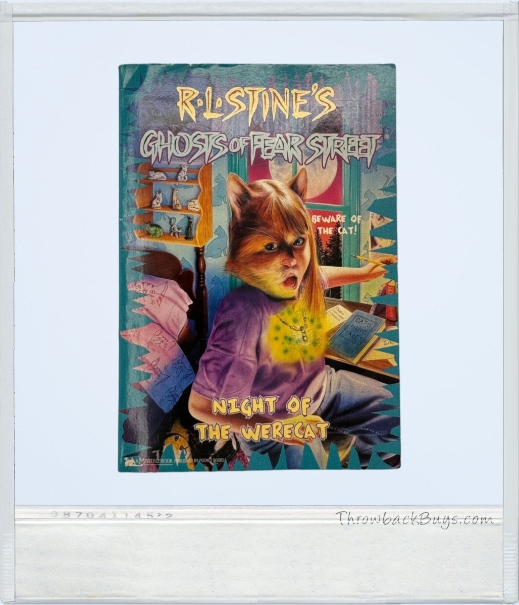 1996 - Pocket Books' Ghosts of Fear Street: Night of the Werecat by R.L. Stine - Books - ThrowbackBuys - ThrowbackBuys