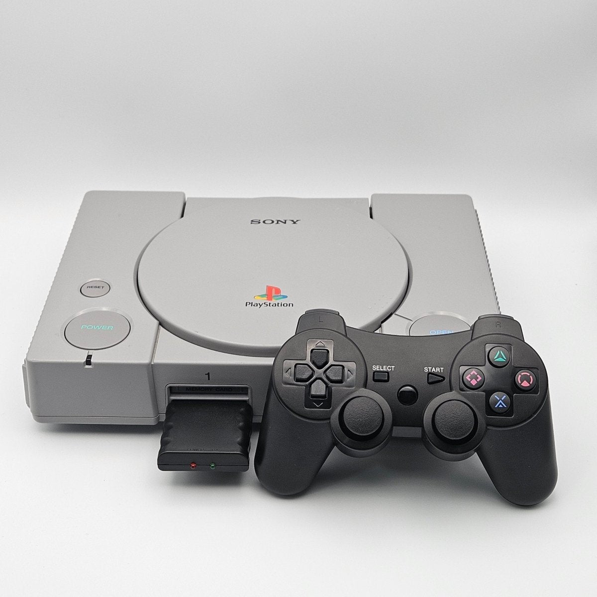 1996 - Sony: PlayStation 1 with Wireless Controller + One Game Bundle - Home Game Consoles - ThrowbackBuys - Pinnaclecollectibles