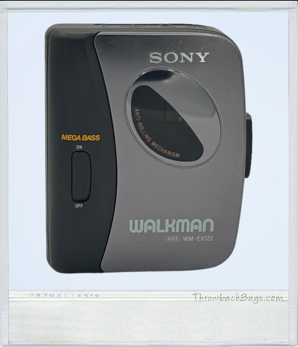 1996 - Sony Walkman WM-EX122 Portable Cassette Player w/Mega Bass & Hi ...