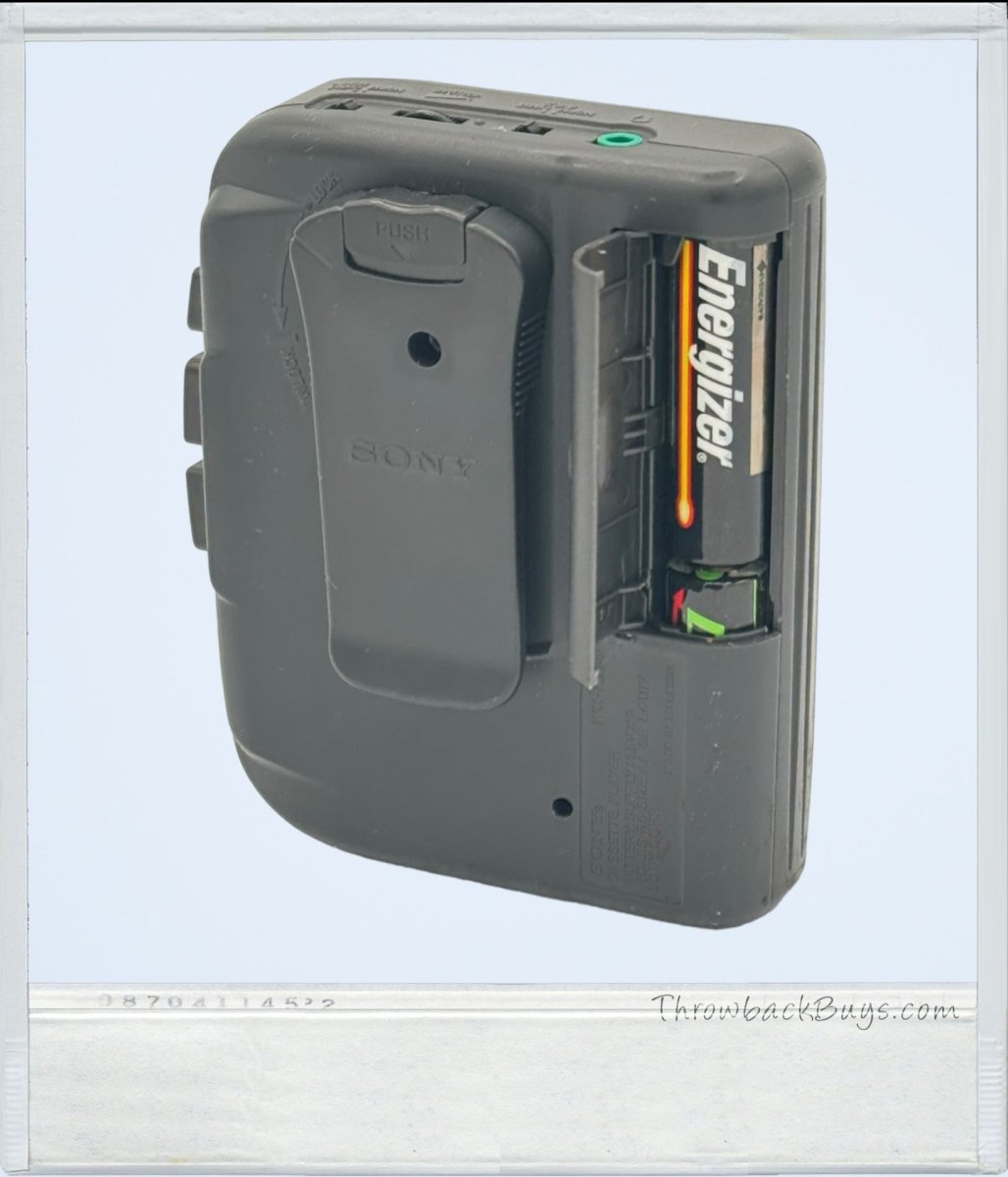 1996 - Sony Walkman WM - EX122 Portable Cassette Player w/Mega Bass & Hip Clip - Portable Audio - ThrowbackBuys - ThrowbackBuys