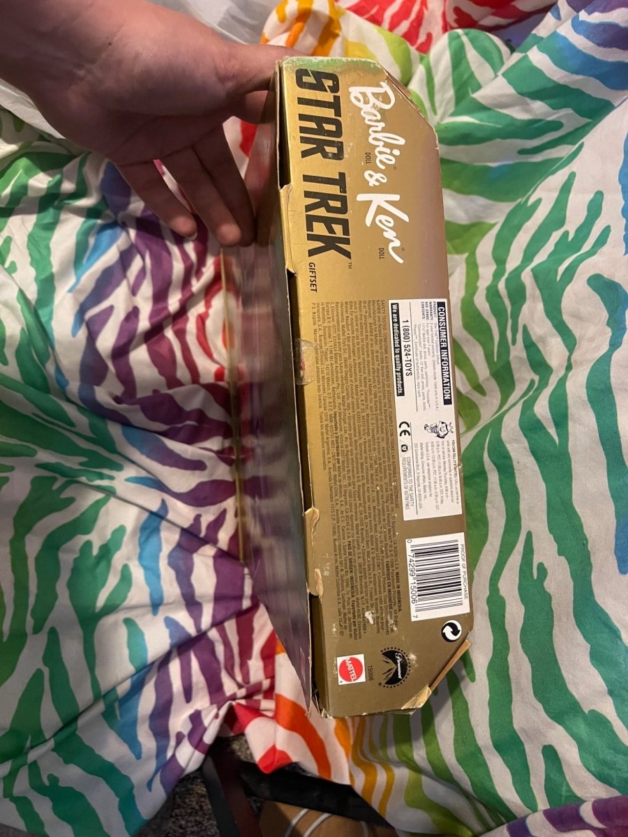 1996 Star Trek Giftset 30th Anniversary Collector's Edition Barbie & Ken Dolls In Box - Action Figures & Collectibles - ThrowbackBuys - Furby Queen