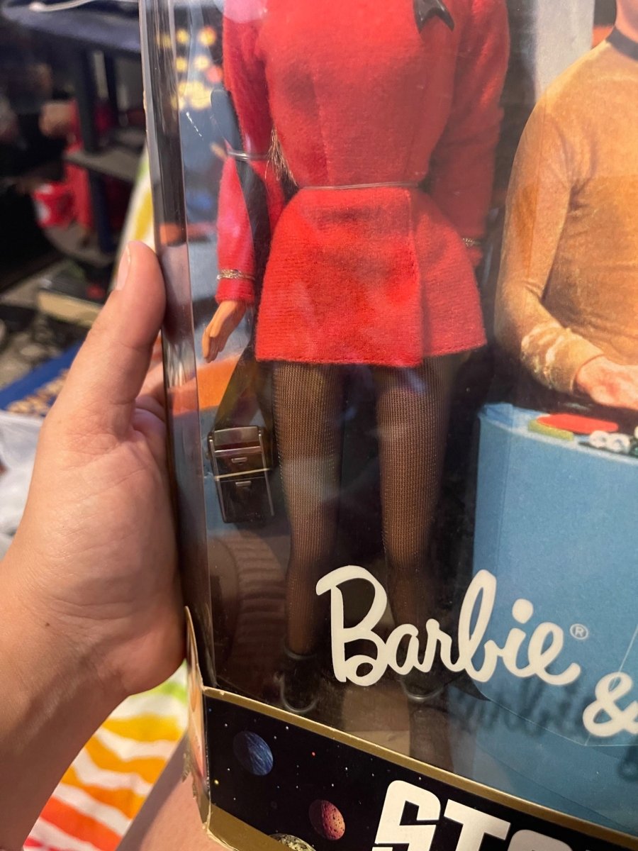 1996 Star Trek Giftset 30th Anniversary Collector's Edition Barbie & Ken Dolls In Box - Action Figures & Collectibles - ThrowbackBuys - Furby Queen