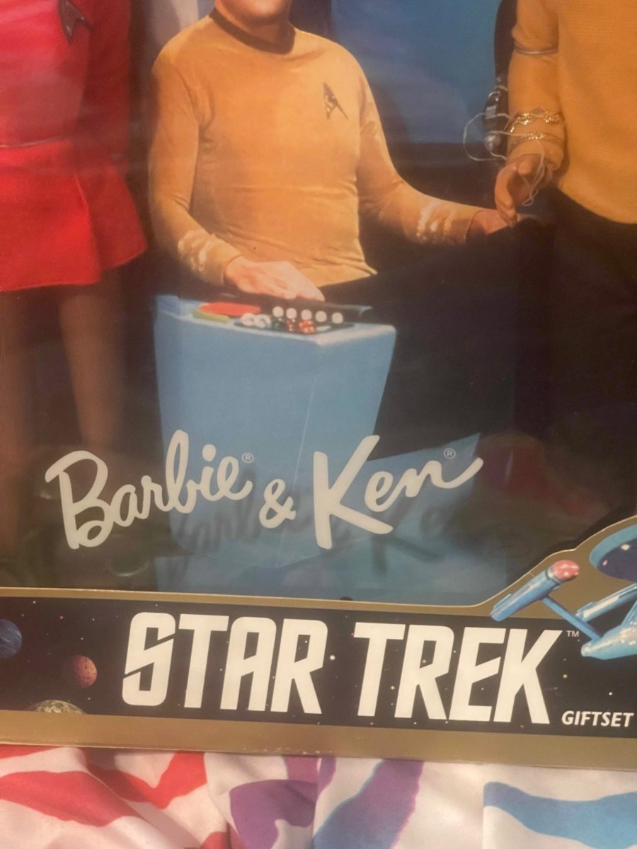 1996 Star Trek Giftset 30th Anniversary Collector's Edition Barbie & Ken Dolls In Box - Action Figures & Collectibles - ThrowbackBuys - Furby Queen