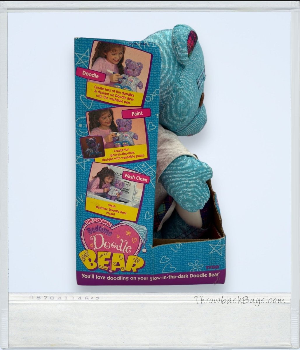 1996 - TYCO "Bedtime" Doodle Bear 12" - Collectible Toys - ThrowbackBuys - ThrowbackBuys