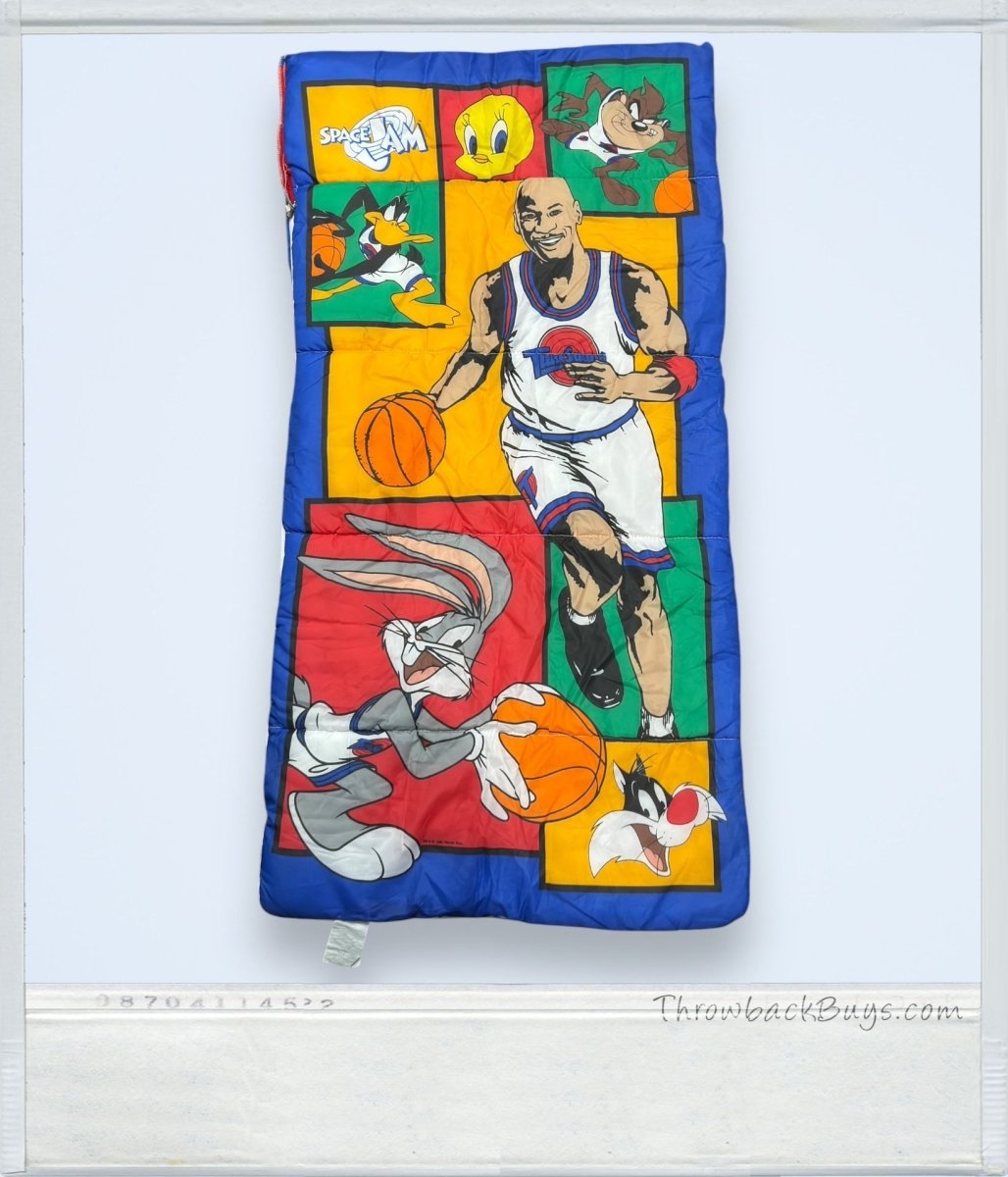 1996 - Warner Bro's Space Jam Michael Jordan Sleeping Bag - Sleeping Bags - ThrowbackBuys - ThrowbackBuys