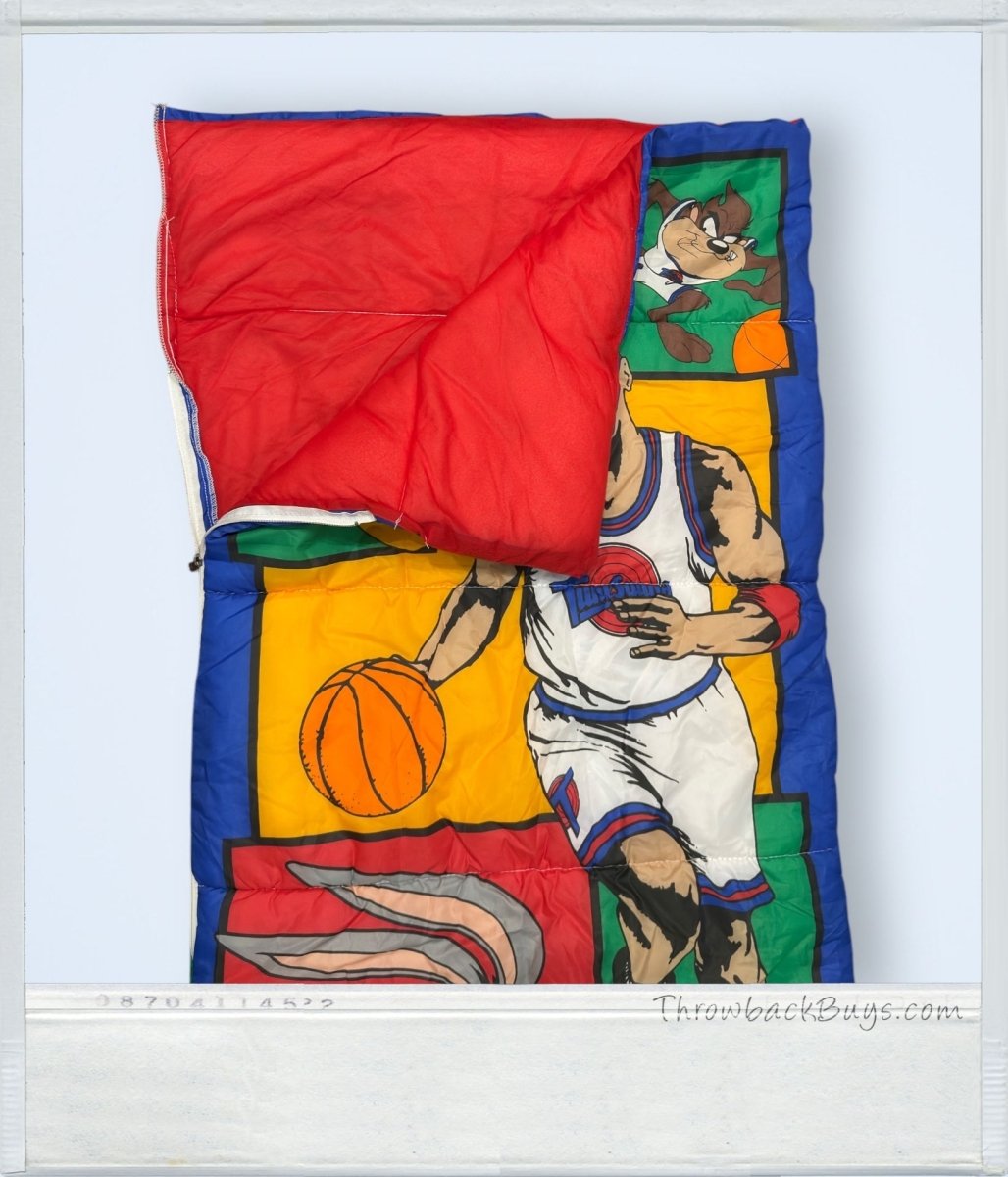 1996 - Warner Bro's Space Jam Michael Jordan Sleeping Bag - Sleeping Bags - ThrowbackBuys - ThrowbackBuys