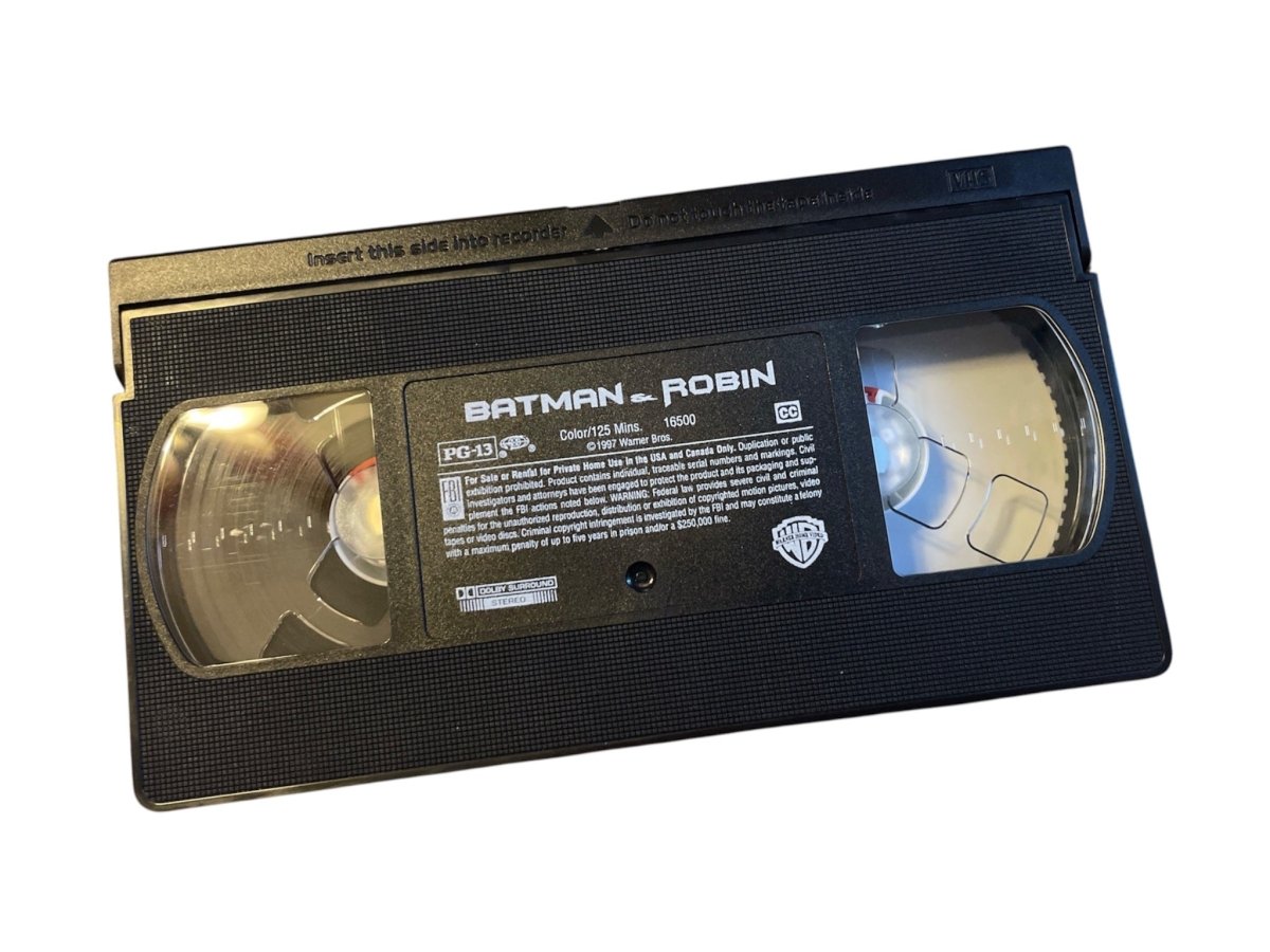 1997 Batman & Robin VHS - VHS - ThrowbackBuys - Shiznit