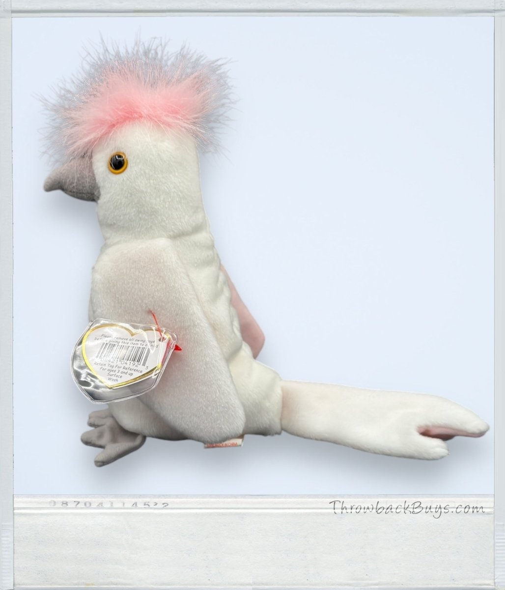 1997 - Beanie Babies Collection: Kuku the Cockatoo Bird - Collectible Toys - ThrowbackBuys - ThrowbackBuys