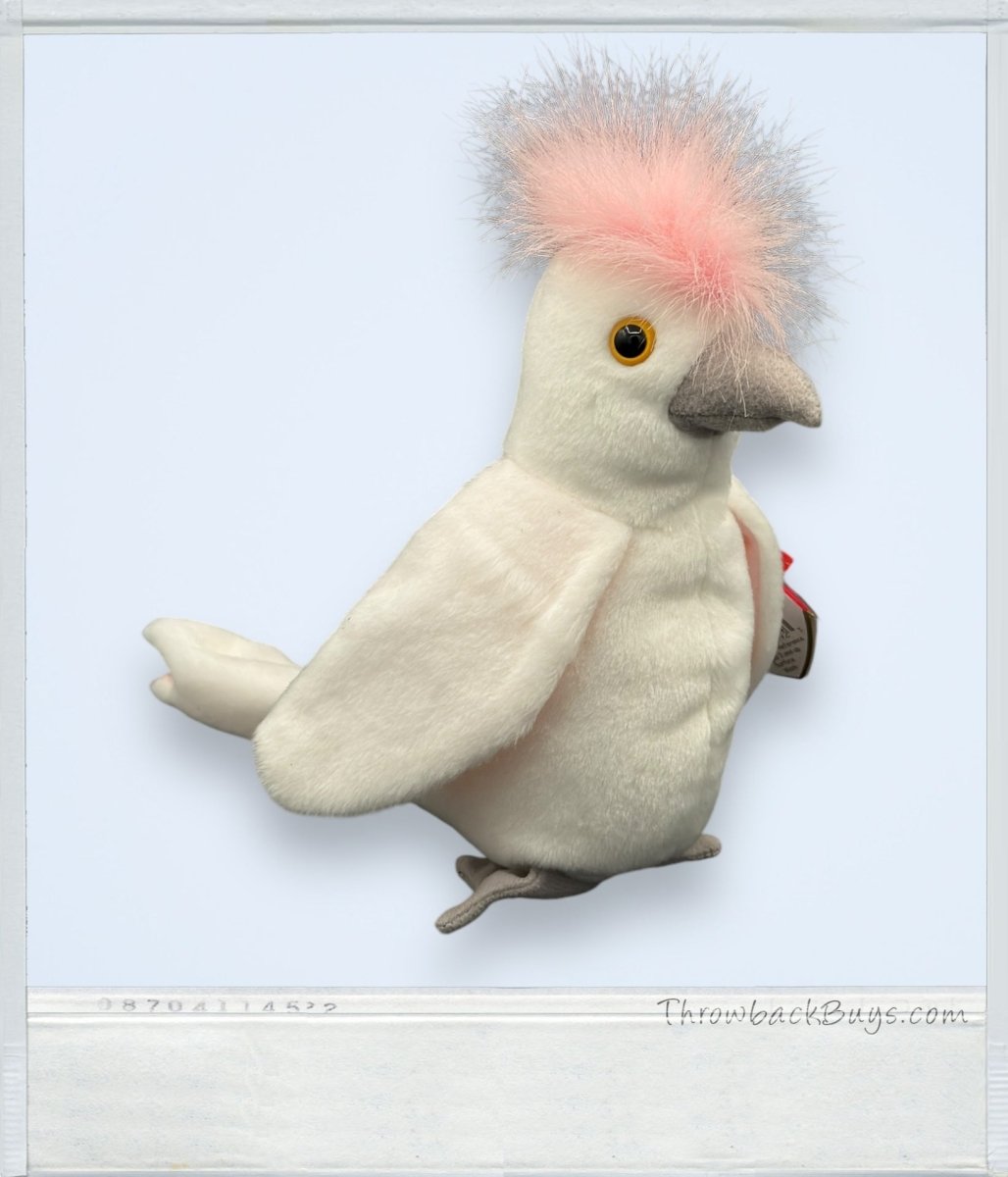 1997 - Beanie Babies Collection: Kuku the Cockatoo Bird - Collectible Toys - ThrowbackBuys - ThrowbackBuys