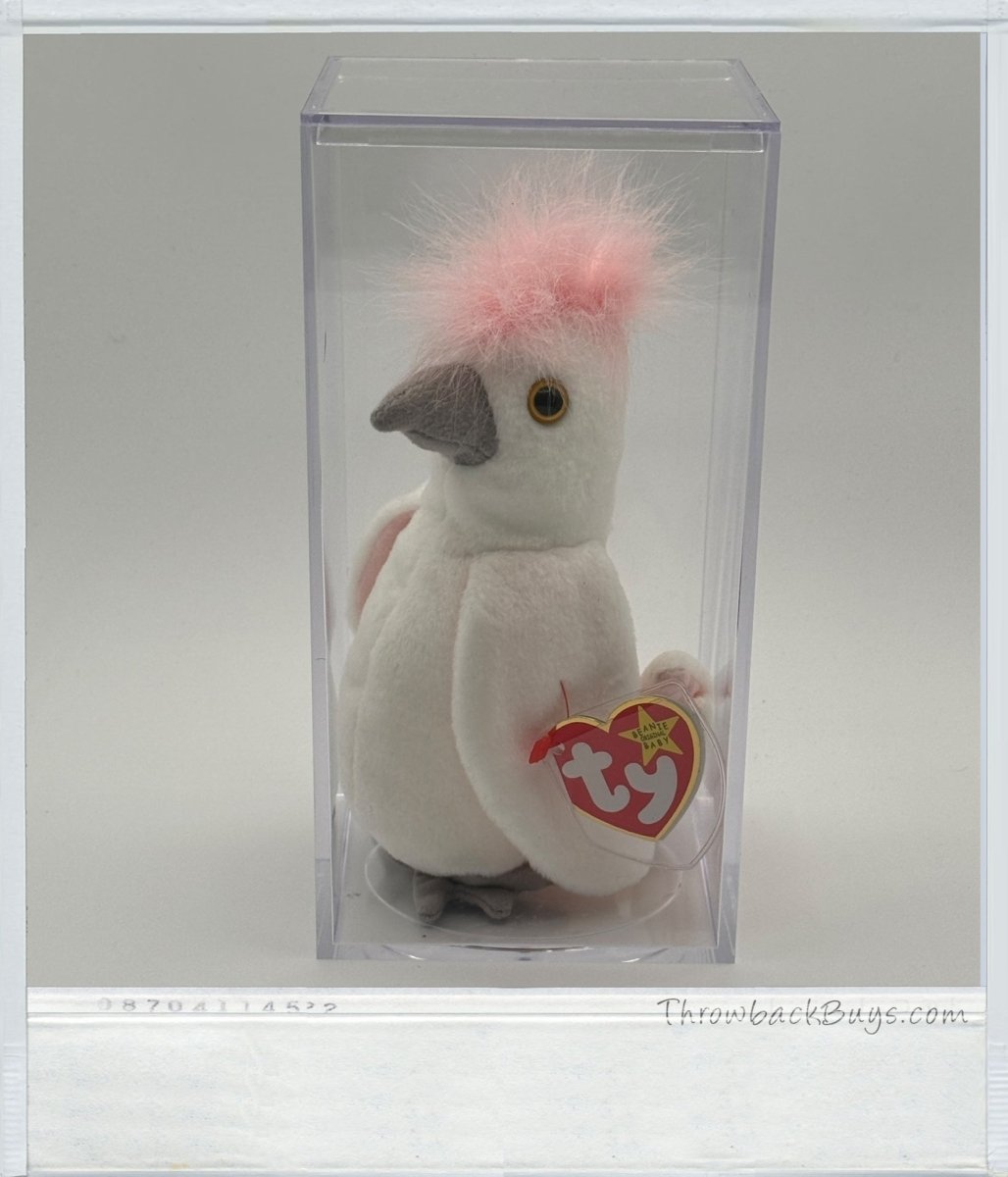 1997 - Beanie Babies Collection: Kuku the Cockatoo Bird - Collectible Toys - ThrowbackBuys - ThrowbackBuys