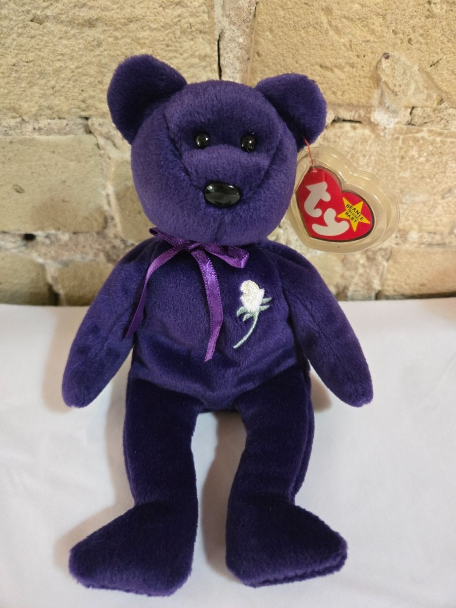 1997 - Beanie Babies Collection: Princess the Bear w/P.E. Pellets - Plushies - ThrowbackBuys - Eclecticcherryreseller