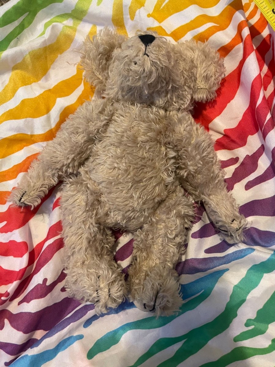 1997 Boyd's Bear Mohair Jointed Teddy Bear 9" Missing Scarf No Tag - Plushies - ThrowbackBuys - Furby Queen