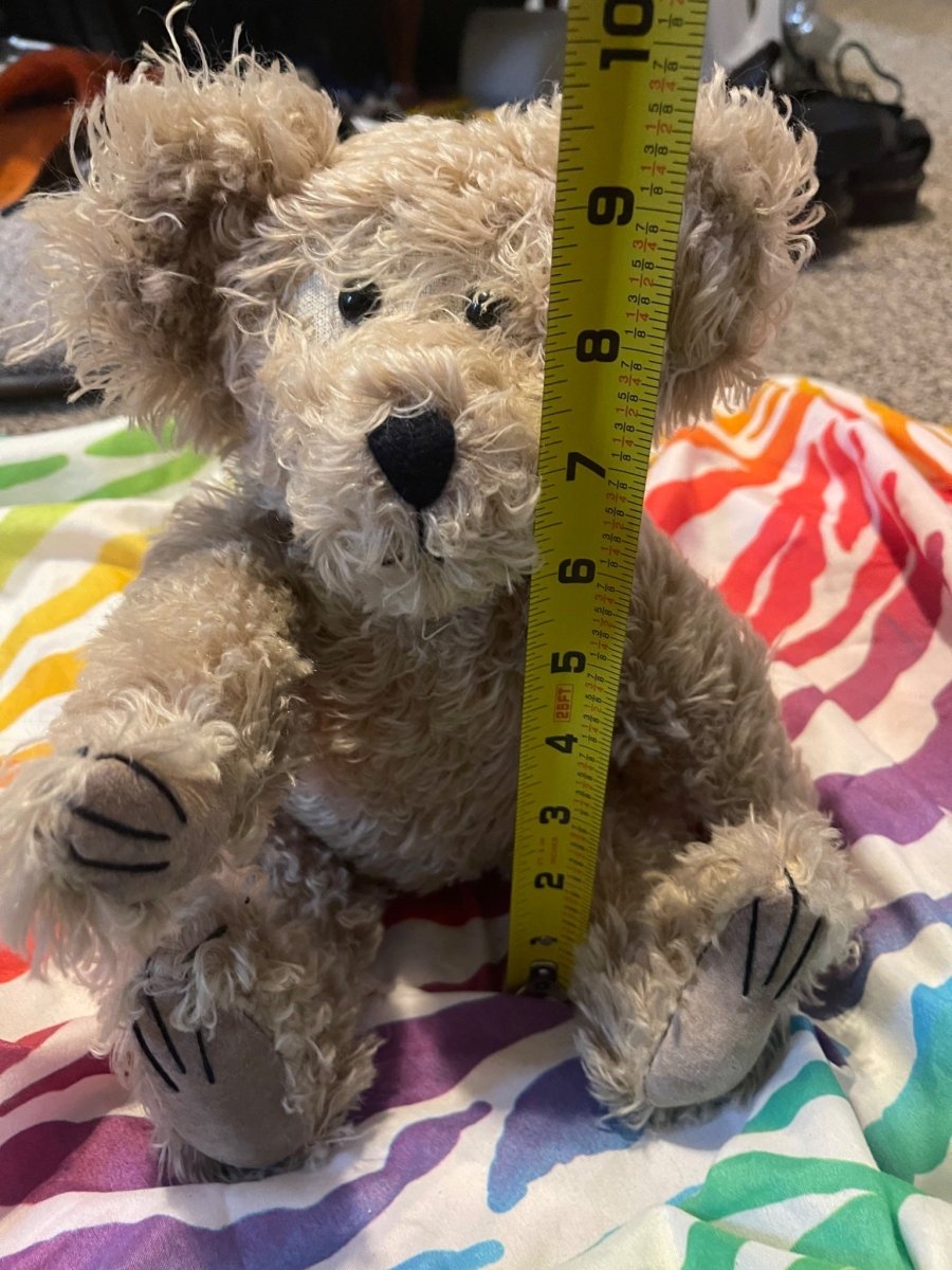 1997 Boyd's Bear Mohair Jointed Teddy Bear 9" Missing Scarf No Tag - Plushies - ThrowbackBuys - Furby Queen