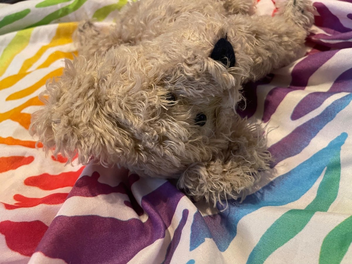 1997 Boyd's Bear Mohair Jointed Teddy Bear 9" Missing Scarf No Tag - Plushies - ThrowbackBuys - Furby Queen