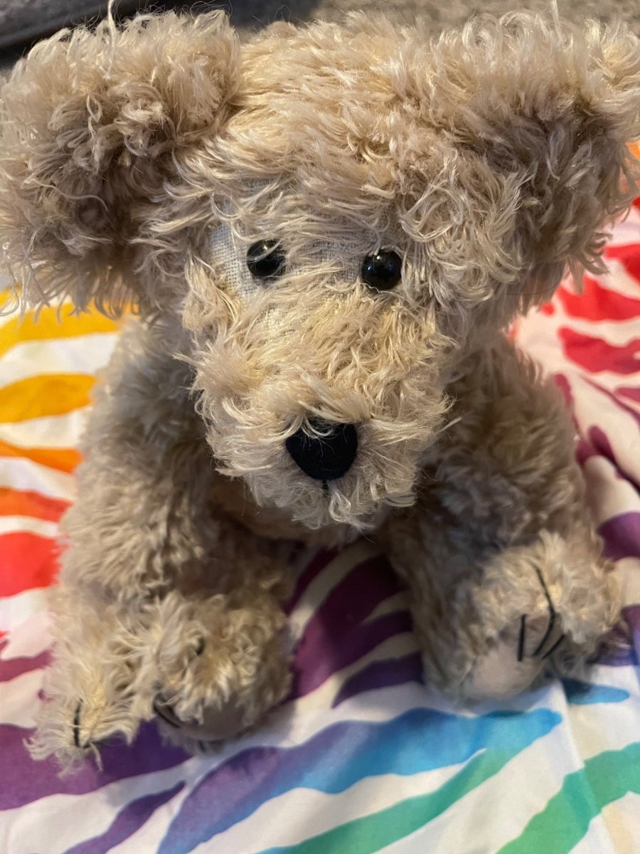1997 Boyd's Bear Mohair Jointed Teddy Bear 9" Missing Scarf No Tag - Plushies - ThrowbackBuys - Furby Queen