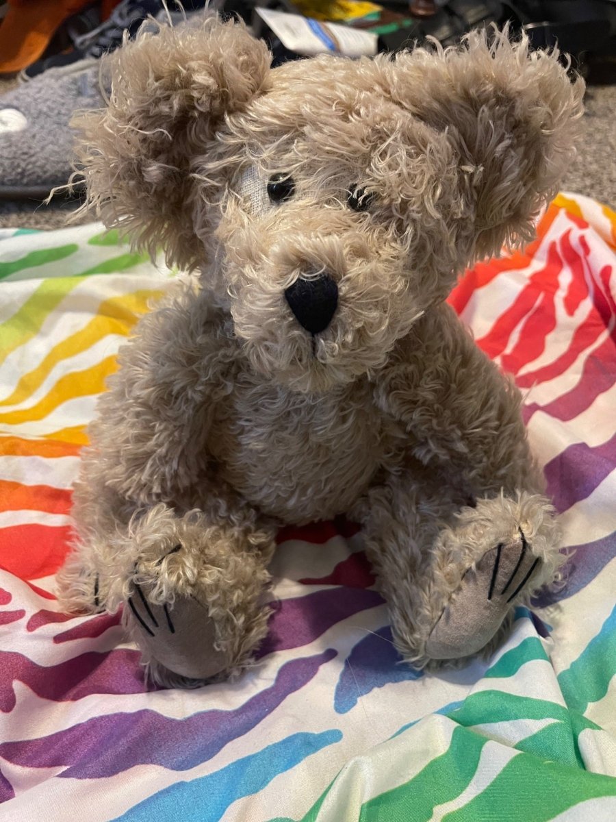 1997 Boyd's Bear Mohair Jointed Teddy Bear 9" Missing Scarf No Tag - Plushies - ThrowbackBuys - Furby Queen