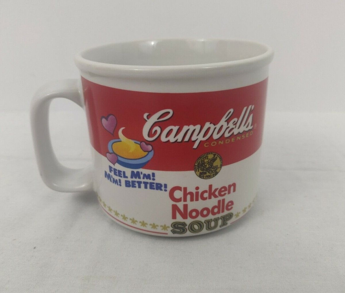 1997 - Campbell's Condensed Chicken Noodle Soup Mug - Collectible Cups - ThrowbackBuys - ResellerDoor