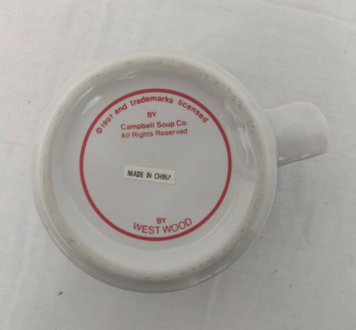1997 - Campbell's Condensed Chicken Noodle Soup Mug - Collectible Cups - ThrowbackBuys - ResellerDoor