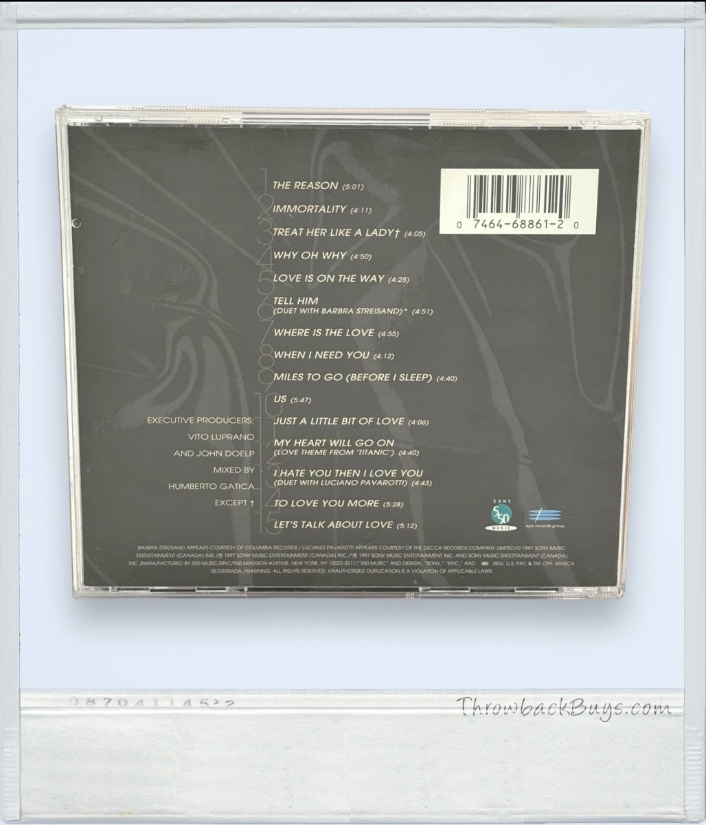 1997 - Celine Dion: Let's Talk About Love CD - CDs - ThrowbackBuys - ThrowbackBuys