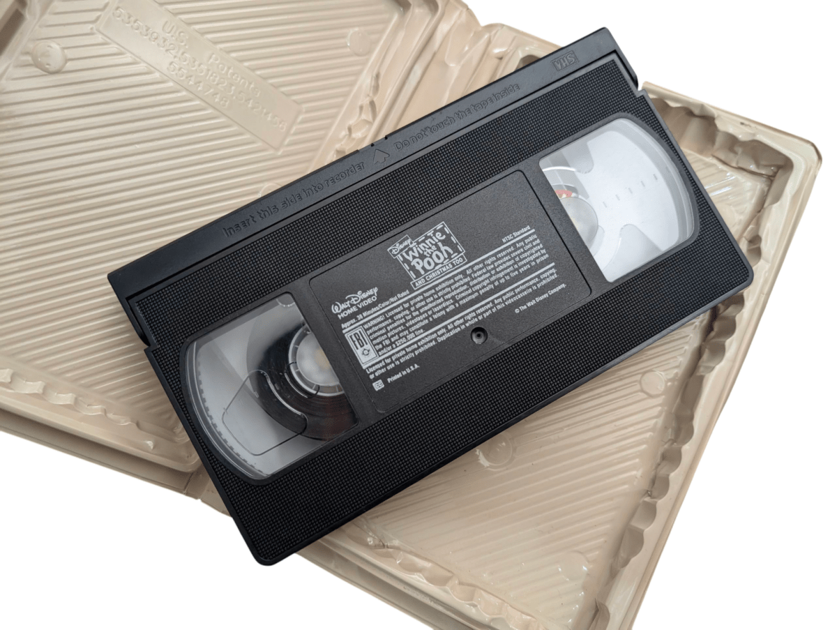 1997 Disney Winnie the Pooh and Christmas Too VHS - VHS - ThrowbackBuys - Shiznit