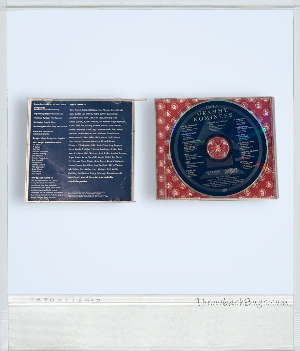 1997 - Grammy Nominees CD - CDs - ThrowbackBuys - ThrowbackBuys