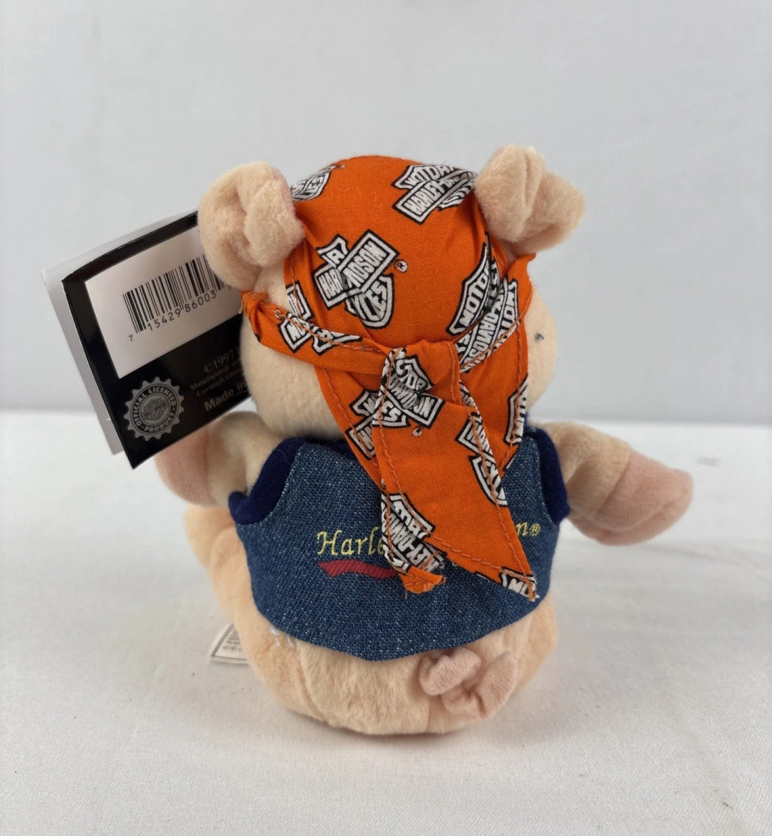 1997 - Harley Davidson: Bean Bag Plush Bears & Pigs Set - Plushies - ThrowbackBuys - ResellerDoor