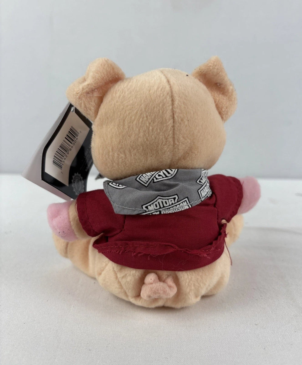 1997 - Harley Davidson: Bean Bag Plush Bears & Pigs Set - Plushies - ThrowbackBuys - ResellerDoor