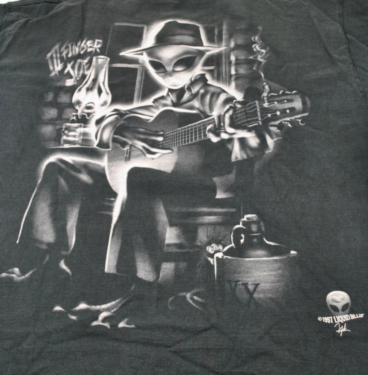 1997 - Liquid Blue: Alien Cosmic Crossroads Band Shirt - Unisex XL - T-Shirts - ThrowbackBuys -Yesterday's Attic
